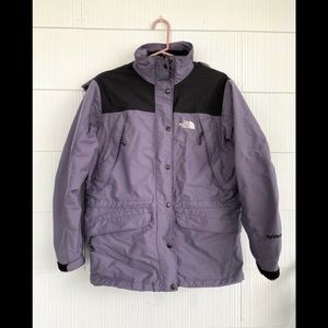 The North Face Purple and Black Ski Jacket